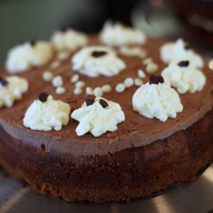 Delicious cakes in the tearoom Delicious cakes in the tearoom